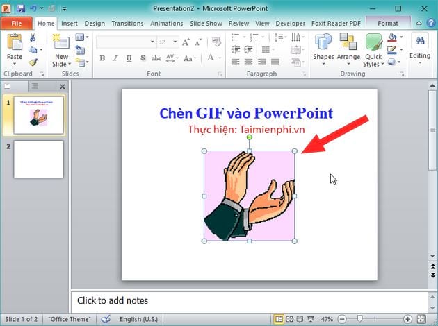 cach chen anh dong gif powerpoint 4