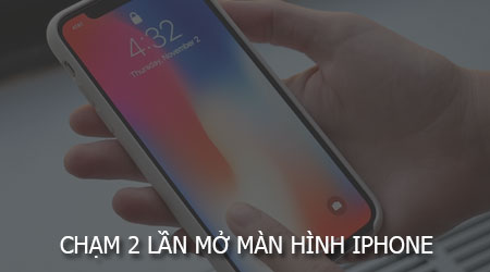 cham 2 lan mo man hinh iphone
